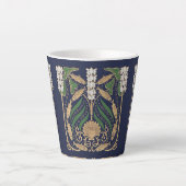 Tasse Latte Art Nouveau Seashore Seashells (Devant)