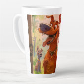 Tasse Latte Art numérique Best Dog Papa (Angle gauche)