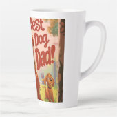 Tasse Latte Art numérique Best Dog Papa (Droite)