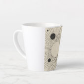 Tasse Latte Art spatial rétro (Angle gauche)