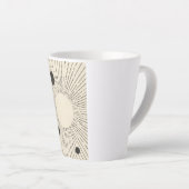 Tasse Latte Art spatial rétro (Angle droit)