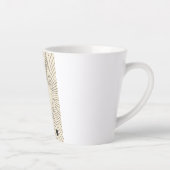 Tasse Latte Art spatial rétro (Droite)
