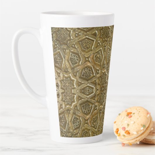 Tasse Latte Art traditionnel arabe turc arabe persan (En situation)