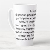 Tasse Latte Article 18 de la RIPDE (Angle gauche)