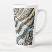 Tasse Latte Artiste patriotique (Droite)