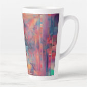 Tasse Latte Arty rouge grand (Droite)