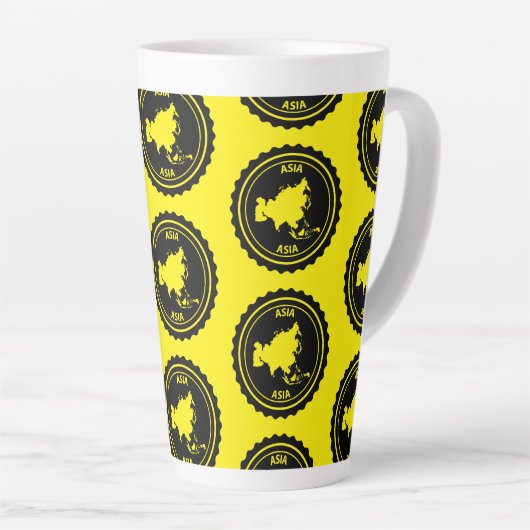Tasse Latte Asie (Angle droit)