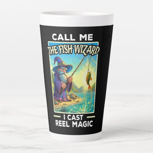 Tasse Latte Assistant Pêche en gros (Devant)