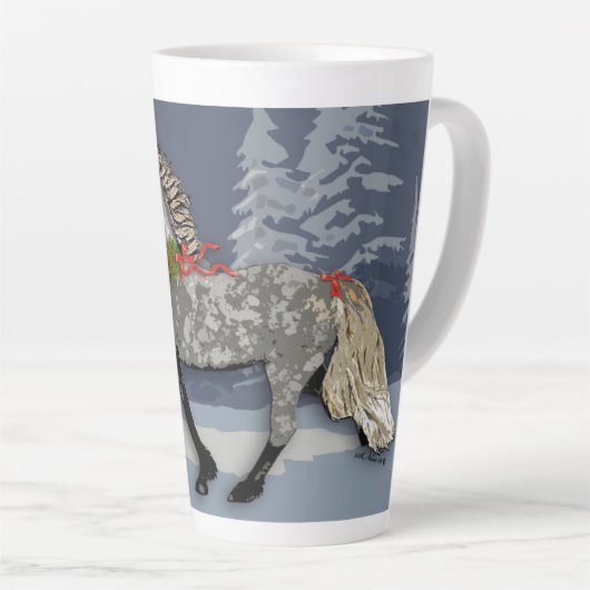 Tasse Latte Astrid pour les fêtes (Angle droit)