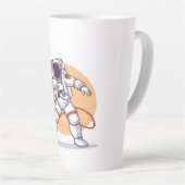 Tasse Latte Astronauta con café (Angle droit)