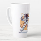 Tasse Latte Astronauta con café (Angle gauche)