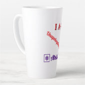 Tasse Latte Athée sans excuses (Angle gauche)