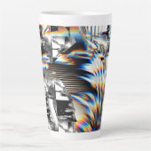 Tasse Latte Attaque arc-en-ciel (Devant)