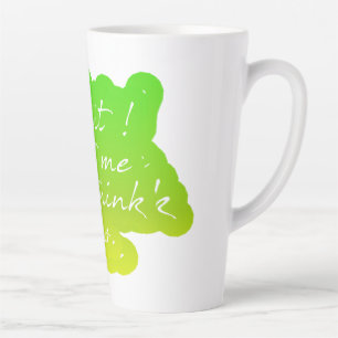 Tasse Latte Attendez avec sarcasme que je réfléchisse trop à c