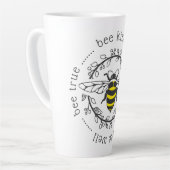 Tasse Latte Attitudes des abeilles (Angle gauche)