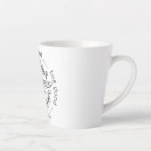 Tasse Latte Attitudes des abeilles (Droite)