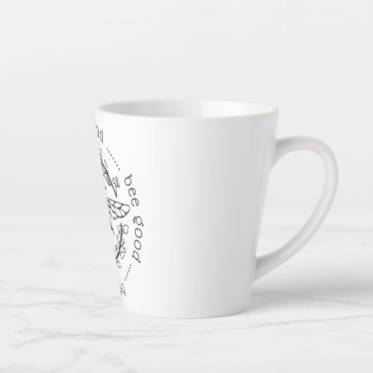 Tasse Latte Attitudes des abeilles (Droite)