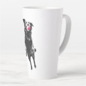 Tasse Latte Attrape cramoisi en vol (Angle droit)