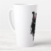 Tasse Latte Attrape cramoisi en vol (Angle gauche)