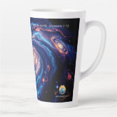 Tasse Latte Au début, Dieu et Verse de création (Droite)