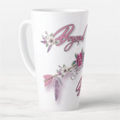 Tasse Latte Au-delà de la bienheureuse (Angle gauche)