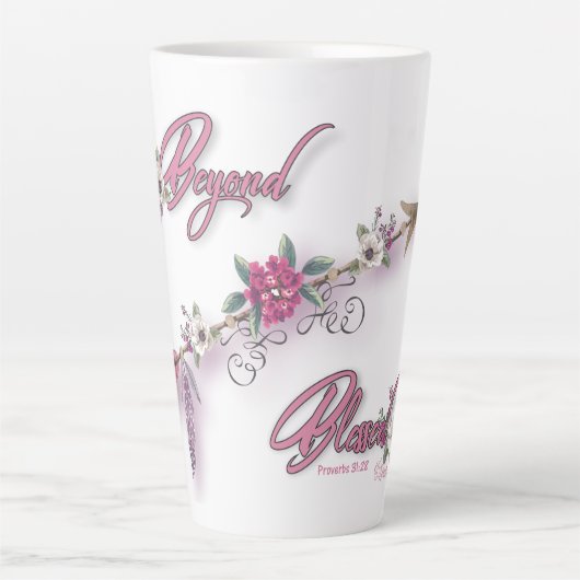 Tasse Latte Au-delà de la bienheureuse (Devant)