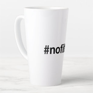 Tasse Latte AUCUN Hashtag FILTER