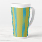 Tasse Latte Aura Olive Bleu (Angle droit)