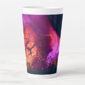Tasse Latte Aurora-Inspired Luxury Art (Devant)