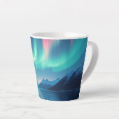 Tasse Latte Aurora islandais (Angle droit)