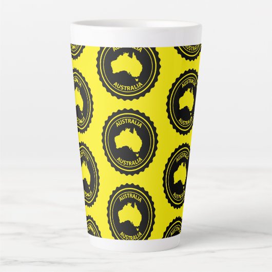 Tasse Latte Australie (Devant)