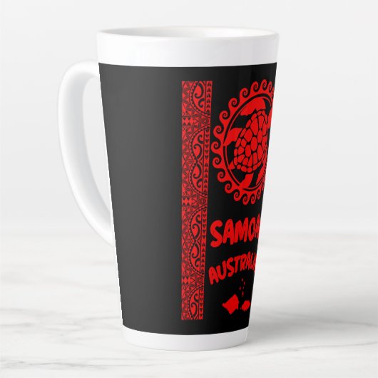 Tasse Latte Australiens samoans (Angle gauche)