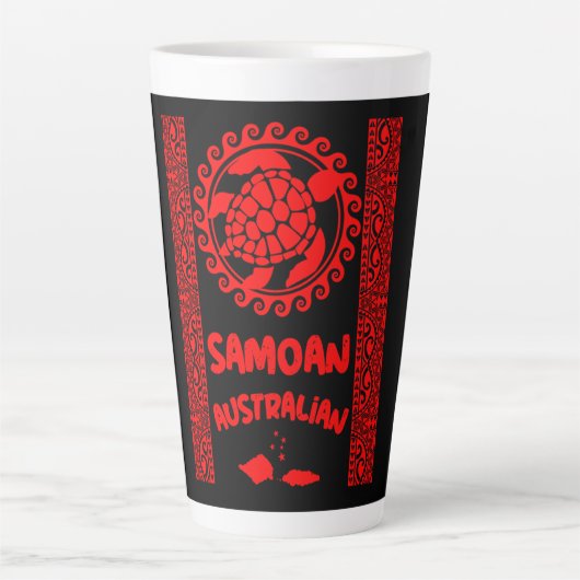 Tasse Latte Australiens samoans (Devant)