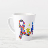 Tasse Latte Autism (Angle gauche)