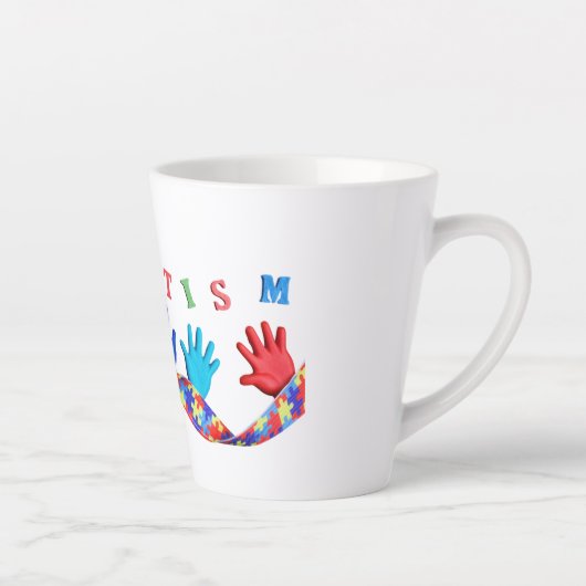 Tasse Latte Autism (Droite)