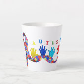 Tasse Latte Autism (Devant)