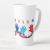 Tasse Latte Autism (Angle droit)