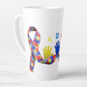 Tasse Latte Autism (Angle gauche)