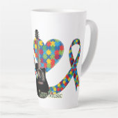 Tasse Latte Autism (Angle droit)