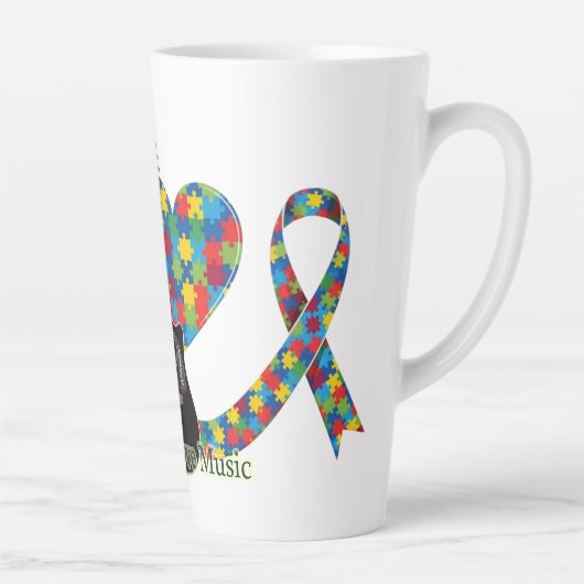 Tasse Latte Autism (Droite)