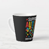 Tasse Latte Autism awareness (Angle gauche)