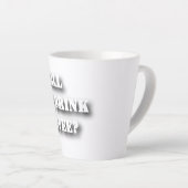 Tasse Latte Autocollant (Angle droit)