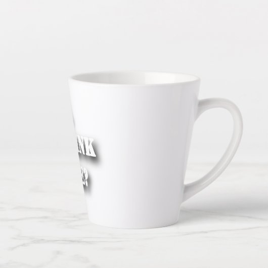 Tasse Latte Autocollant (Droite)