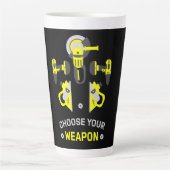 Tasse Latte Autoconstruire do-it-yourself homme (Devant)