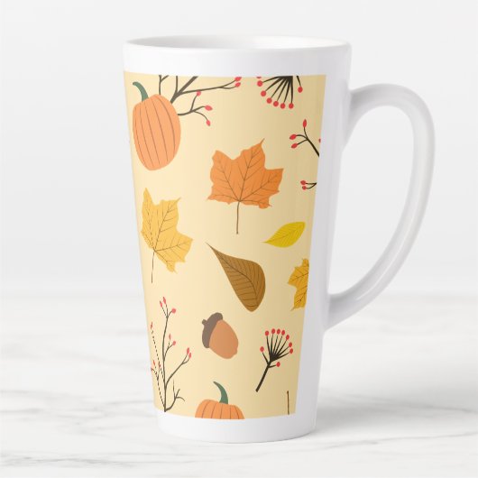 Tasse Latte Automne (Droite)