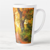 Tasse Latte Automne/Automne/Automne/Feuille/Nature (Droite)