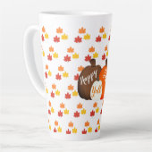 Tasse Latte Automne/automne/citrouille (Angle gauche)