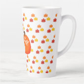 Tasse Latte Automne/automne/citrouille (Droite)