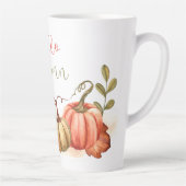 Tasse Latte Automne - Citrouille Bonjour Automne (Droite)