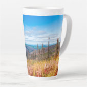 Tasse Latte Automne sur Murphy Dome (Angle droit)
